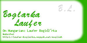 boglarka laufer business card